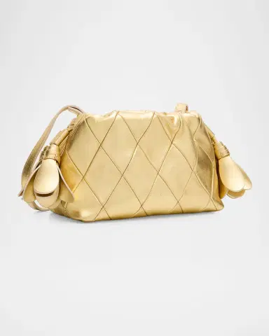 Zimmermann Cloud 91 Small Quilted Metallic Leather Clutch Bag | Thumbnail 2 Zimmermann Cloud 91 Small Quilted Metallic Leather Clutch Bag | Thumbnail 2