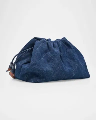 Zimmermann Cloud 91 Medium Cotton Denim Clutch Bag | Thumbnail 3 Zimmermann Cloud 91 Medium Cotton Denim Clutch Bag | Thumbnail 3