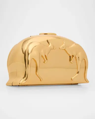 Zimmermann Rapture Metal Kangaroo Clutch Bag | Thumbnail 2 Zimmermann Rapture Metal Kangaroo Clutch Bag | Thumbnail 2