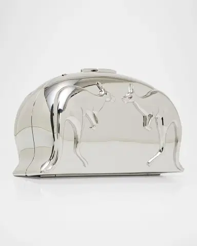 Zimmermann Rapture Metal Kangaroo Clutch Bag | Thumbnail 7 Zimmermann Rapture Metal Kangaroo Clutch Bag | Thumbnail 7