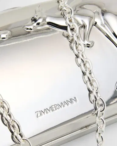 Zimmermann Rapture Metal Kangaroo Clutch Bag | Thumbnail 10 Zimmermann Rapture Metal Kangaroo Clutch Bag | Thumbnail 10