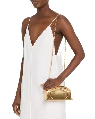 Zimmermann Rapture Metal Kangaroo Clutch Bag | Thumbnail 1 Zimmermann Rapture Metal Kangaroo Clutch Bag | Thumbnail 1