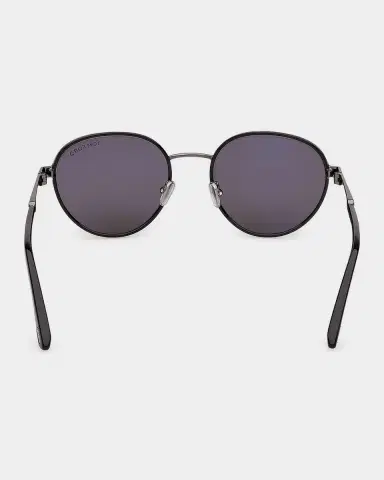 Tom Ford Men's Jet-02 Metal Round Sunglasses | Thumbnail 7