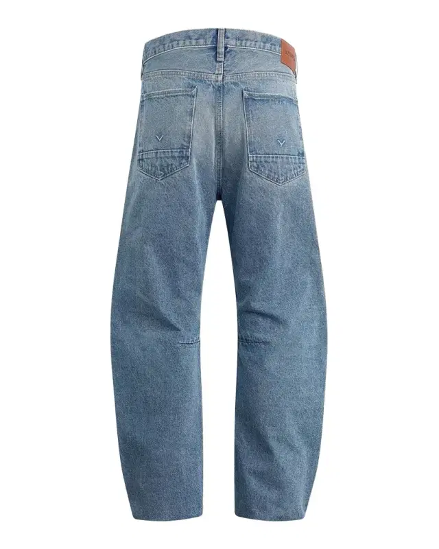 Men 's Horeshoe Barrel-Leg Jeans
