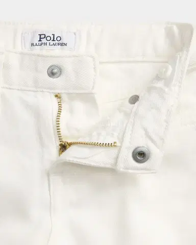 Polo Ralph Lauren Girl's Eyelet-Cuff Cotton Denim Wide-Leg Jeans | Thumbnail 2 Polo Ralph Lauren Girl's Eyelet-Cuff Cotton Denim Wide-Leg Jeans | Thumbnail 2