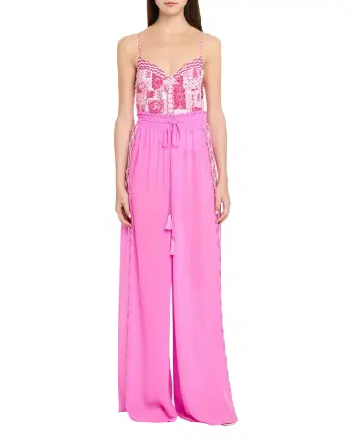 Ramy Brook Athena Lace-Trim Palazzo Pants | Thumbnail 1 Ramy Brook Athena Lace-Trim Palazzo Pants | Thumbnail 1