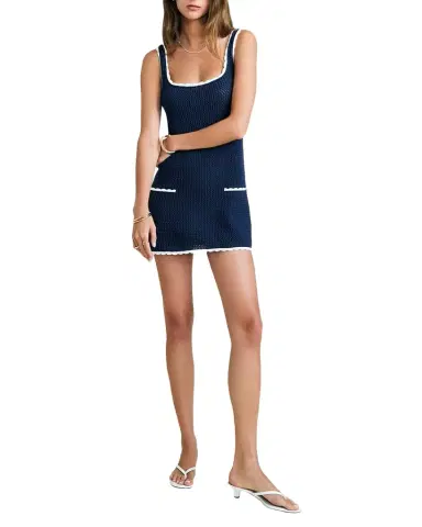 SEROYA Brianna Crochet Mini Dress | Thumbnail 1 SEROYA Brianna Crochet Mini Dress | Thumbnail 1