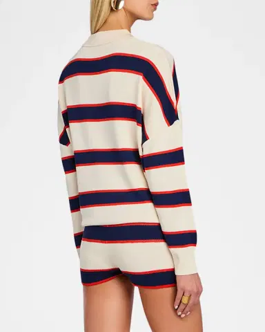 SEROYA Taby Striped Sweater | Thumbnail 2