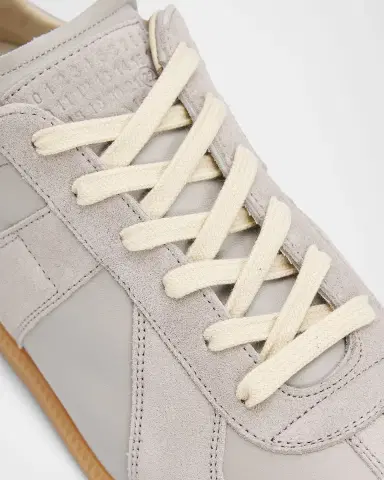 Maison Margiela Men's Replica Leather Low-Top Sneakers | Thumbnail 2