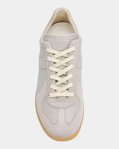 Maison Margiela Men's Replica Leather Low-Top Sneakers | Thumbnail 3