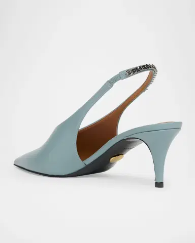 Stella McCartney 65mm Falabella Slingback Pumps | Thumbnail 3 Stella McCartney 65mm Falabella Slingback Pumps | Thumbnail 3