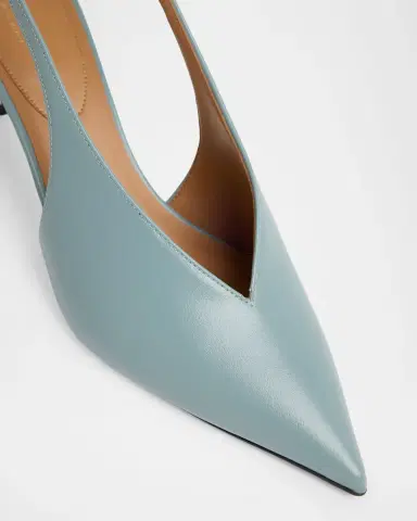 Stella McCartney 65mm Falabella Slingback Pumps | Thumbnail 4 Stella McCartney 65mm Falabella Slingback Pumps | Thumbnail 4