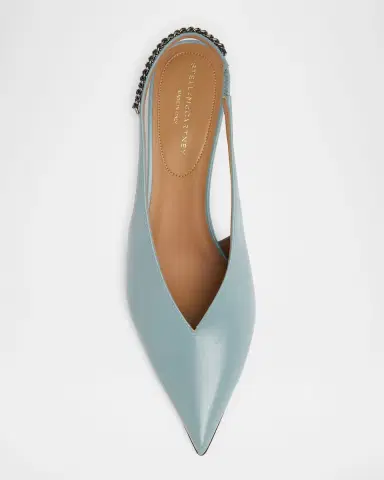 Stella McCartney 65mm Falabella Slingback Pumps | Thumbnail 5 Stella McCartney 65mm Falabella Slingback Pumps | Thumbnail 5