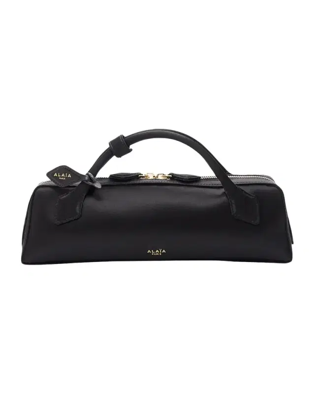 ALAÏA Le Teckel Silk Satin Clutch Bag