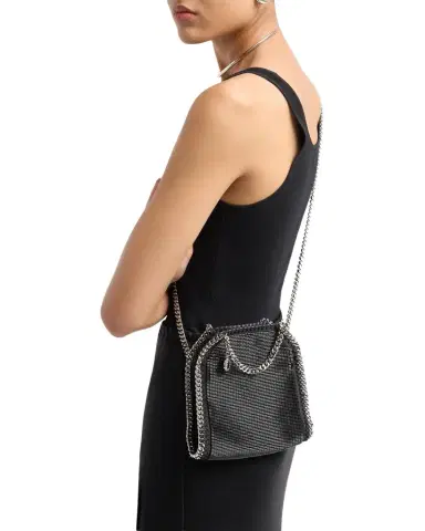 Stella McCartney Falabella Tiny Beaded Vegan Leather Crossbody Bag | Thumbnail 1