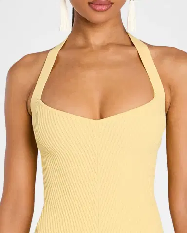 Retrofête Laurenza Halter Mini Dress | Thumbnail 3