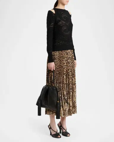 Etro Kalispera Medium Tassel Drawstring Shoulder Bag | Thumbnail 4 Etro Kalispera Medium Tassel Drawstring Shoulder Bag | Thumbnail 4