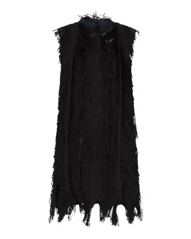 Alaïa Fringed Shift Dress | Thumbnail 1 Alaïa Fringed Shift Dress | Thumbnail 1