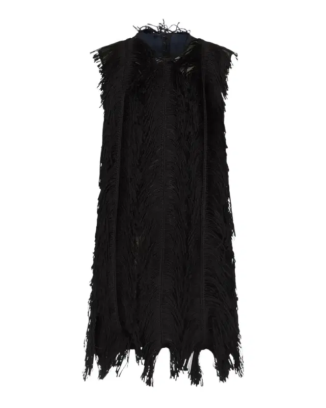 ALAÏA Fringed Shift Dress