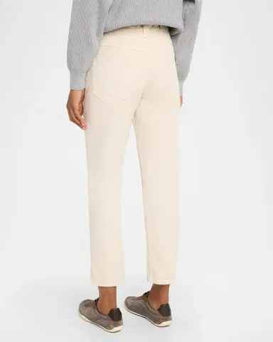 Brunello Cucinelli Dyed Cotton Twill Slim-Leg Ankle Pants | Thumbnail 2 Brunello Cucinelli Dyed Cotton Twill Slim-Leg Ankle Pants | Thumbnail 2