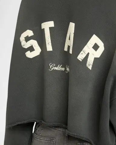 Golden Goose Star Oversized Cropped Hoodie | Thumbnail 4 Golden Goose Star Oversized Cropped Hoodie | Thumbnail 4