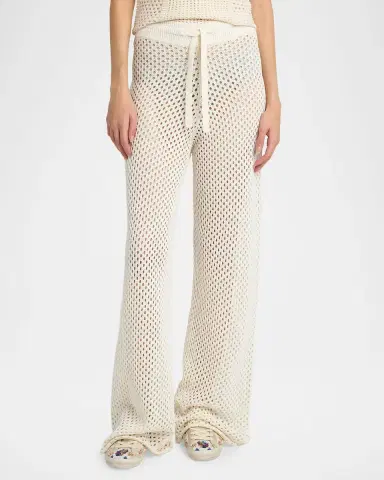 Golden Goose Journey Open-Knit Drawstring Pants | Thumbnail 3