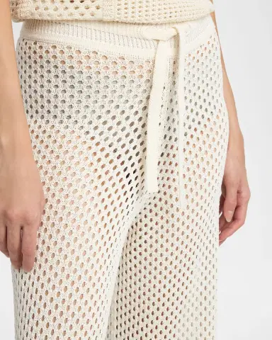 Golden Goose Journey Open-Knit Drawstring Pants | Thumbnail 4