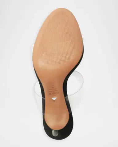 Schutz Ariella Strappy See-Through Vinyl Slide High-Heel Sandals | Thumbnail 4