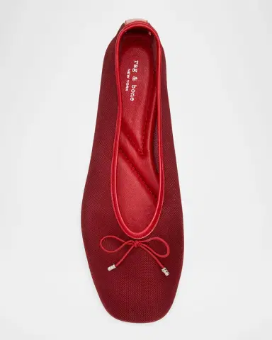 rag & bone Poppi Mesh Ballerina Flats | Thumbnail 3