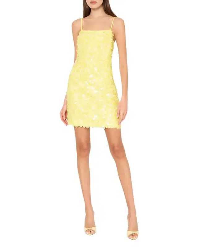 Milly Colette Sequin Mini Slip Dress