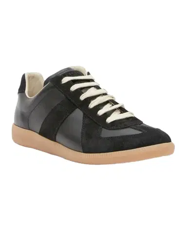 Maison Margiela Men's Replica Leather Low-Top Sneakers | Thumbnail 1 Maison Margiela Men's Replica Leather Low-Top Sneakers | Thumbnail 1