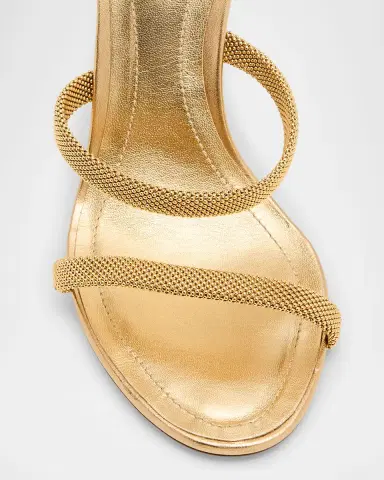 René Caovilla Cleo Metallic Snake-Wrap Sandals | Thumbnail 5 René Caovilla Cleo Metallic Snake-Wrap Sandals | Thumbnail 5