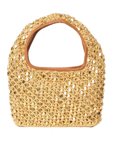 BTB Los Angeles Vita Studded Raffia Hobo Bag | Thumbnail 1