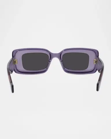 Loewe Rectangle Anagram Sunglasses | Thumbnail 4 Loewe Rectangle Anagram Sunglasses | Thumbnail 4