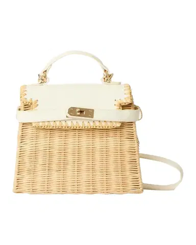 BTB Los Angeles Louis Rattan Top-Handle Bag | Thumbnail 1 BTB Los Angeles Louis Rattan Top-Handle Bag | Thumbnail 1