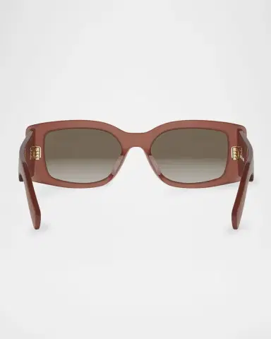 CELINE Maxi Triomphe 53mm Rectangular Sunglasses | Thumbnail 4 CELINE Maxi Triomphe 53mm Rectangular Sunglasses | Thumbnail 4