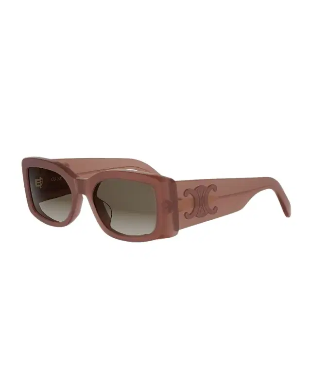 Celine Maxi Triomphe 53mm Rectangular Sunglasses