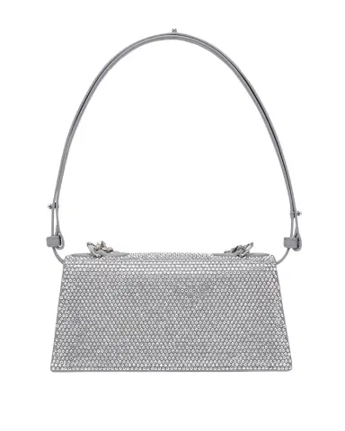 Alexander McQueen Jewelled Rhinestone Leather Shoulder Bag | Thumbnail 1 Alexander McQueen Jewelled Rhinestone Leather Shoulder Bag | Thumbnail 1