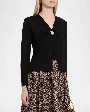 Kobi Halperin Arden Tie-Front Knit Sweater | Thumbnail 3 Kobi Halperin Arden Tie-Front Knit Sweater | Thumbnail 3