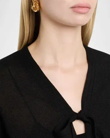 Kobi Halperin Arden Tie-Front Knit Sweater | Thumbnail 4 Kobi Halperin Arden Tie-Front Knit Sweater | Thumbnail 4