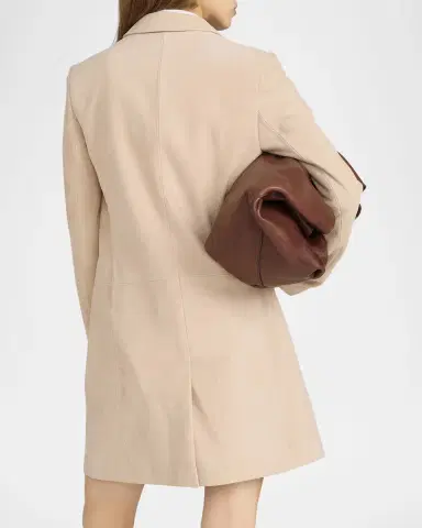 FRAME The Sleek Suede Coat | Thumbnail 2 FRAME The Sleek Suede Coat | Thumbnail 2