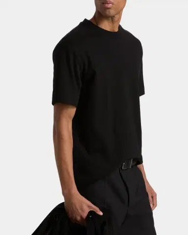 Vince Men's Peached Cotton Jersey T-Shirt | Thumbnail 6 Vince Men's Peached Cotton Jersey T-Shirt | Thumbnail 6
