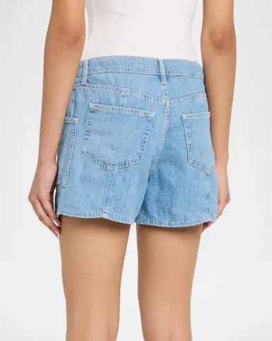 L'Agence Kyra High-Rise Denim Shorts | Thumbnail 2 L'Agence Kyra High-Rise Denim Shorts | Thumbnail 2