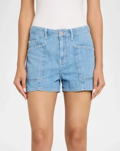 L'Agence Kyra High-Rise Denim Shorts | Thumbnail 3 L'Agence Kyra High-Rise Denim Shorts | Thumbnail 3