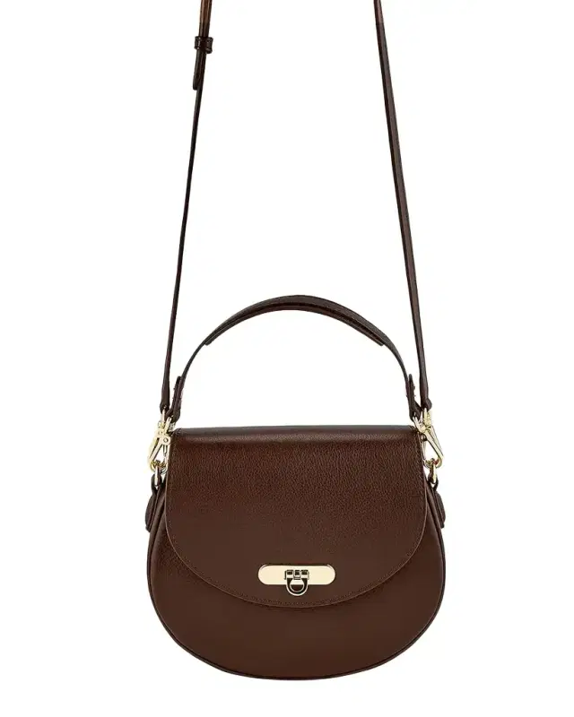 Gigi New York x Jennifer Palpallatoc Sophia Leather Saddle Bag