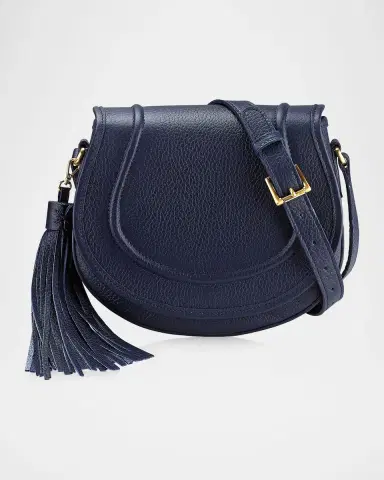 GiGi New York Jenni Pebbled Leather Saddle Bag | Thumbnail 3 GiGi New York Jenni Pebbled Leather Saddle Bag | Thumbnail 3