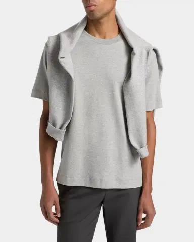 Vince Men's Peached Cotton Jersey T-Shirt | Thumbnail 3 Vince Men's Peached Cotton Jersey T-Shirt | Thumbnail 3