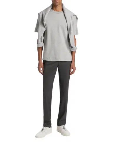 Vince Men's Peached Cotton Jersey T-Shirt | Thumbnail 1 Vince Men's Peached Cotton Jersey T-Shirt | Thumbnail 1