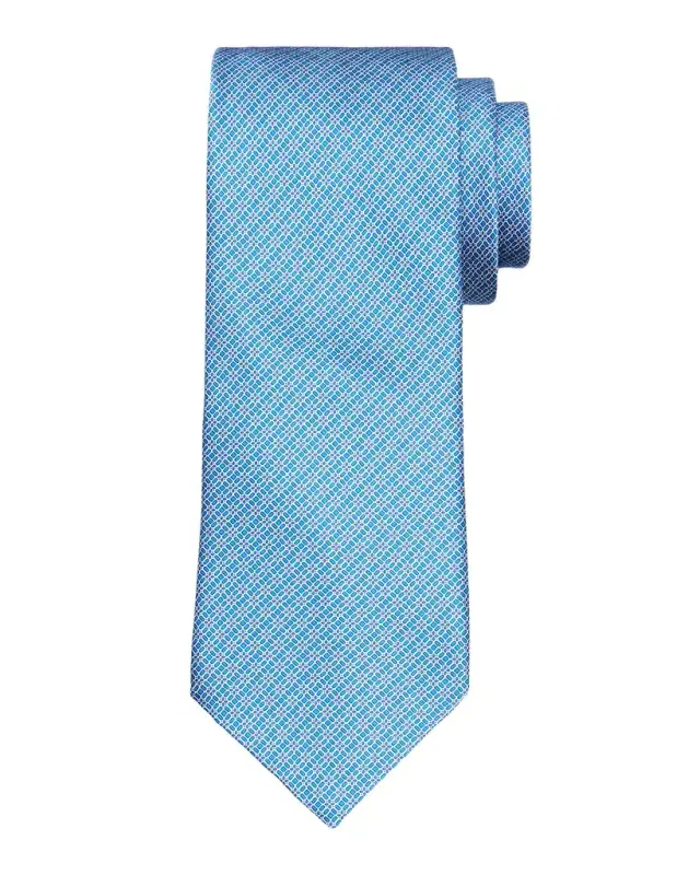 Stefano Ricci Men 's Dotted Floral Silk Tie