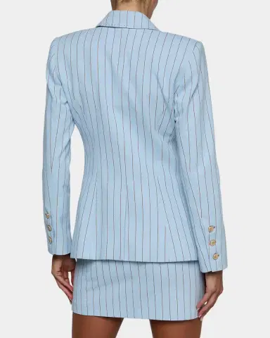 L'Agence Kyomi Pinstripe Double-Breasted Blazer | Thumbnail 2 L'Agence Kyomi Pinstripe Double-Breasted Blazer | Thumbnail 2